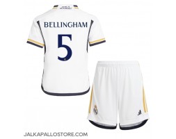Real Madrid Jude Bellingham #5 Kotipaita Lapsille 2023-24 Lyhythihainen (+ shortsit)